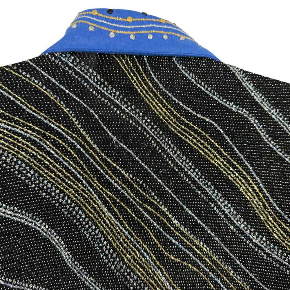 1849 Authentic Ranchwear USA Made Stretch Rodeo Rhinestone Zip Up Show Jacket S - Picture 13 of 16